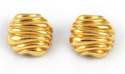 St. John gold clip ons