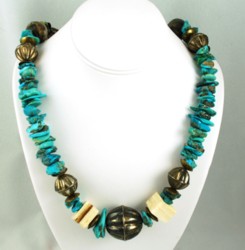 Vintage turquoise southwestern necklace