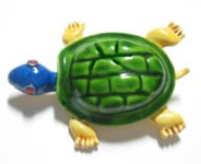 Enamel Turtle brooch