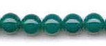 Green onyx beads