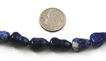 Lapis Lazuli Bone Beads