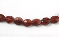 Muscovite Faceted Oval Beads