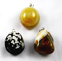 Natural Agate Nugget Gemstone Pendants