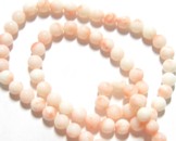 Angel skin coral beads