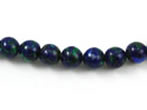 Azurite-Malachite round beads 6mm