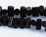 Vintage Black Coral Mini Stick Beads