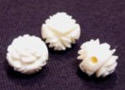 carved ivory roses