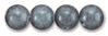 Fossil beads in gray