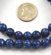 Vintage Navy Fossil beads