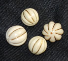 Vintage elephant ivory beads and pendants