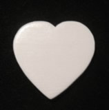 Vintage Ivory Heart Pendant