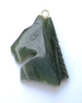 Jade horse pendant