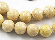 Vintage natural fossil beads