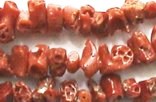 red coral chunks