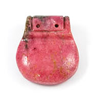 Vintage Chinese rhodonite lock pendant