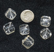 Vintage rock quartz crystal cubes