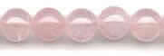 rose quartz round beads