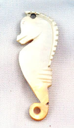 Vintage Mother of Pearl Seahorse Pendant