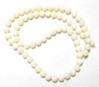 White coral beads